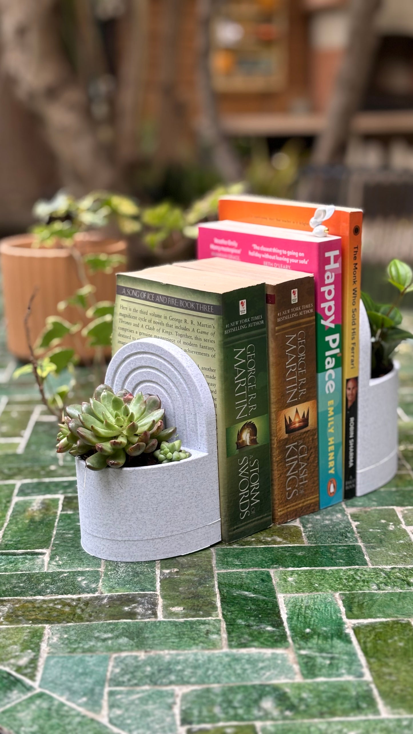Bookend Planter