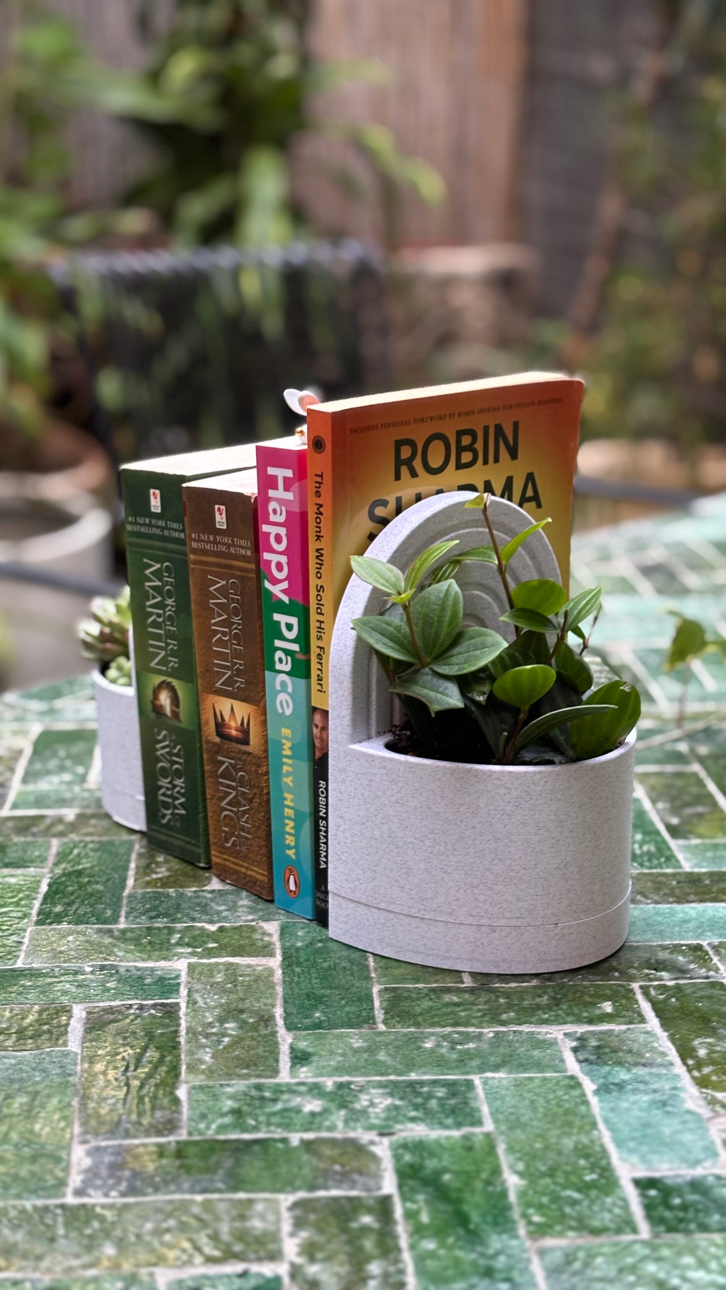 Bookend Planter