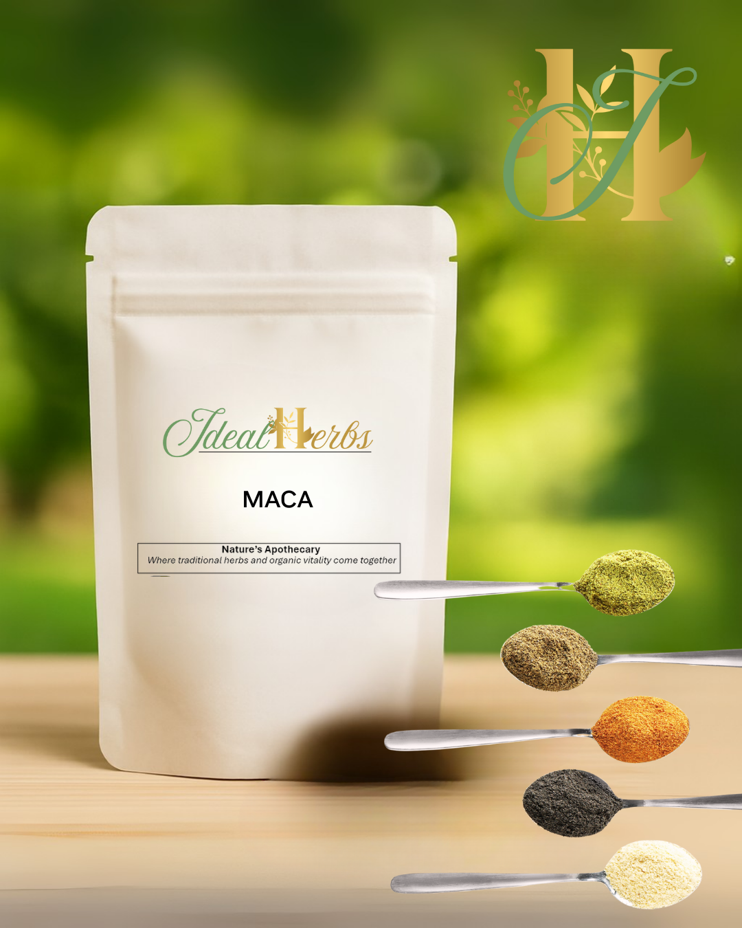 MACA 400mg Vegan Capsules Certified Organic Lepidium mayenii Root