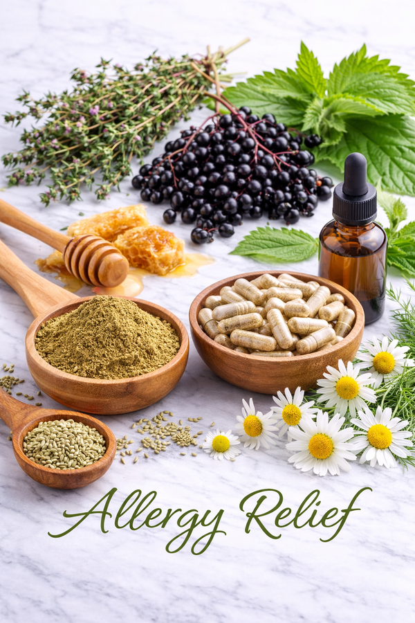 ALLERGY BLEND 500mg Vegan Capsules Organic