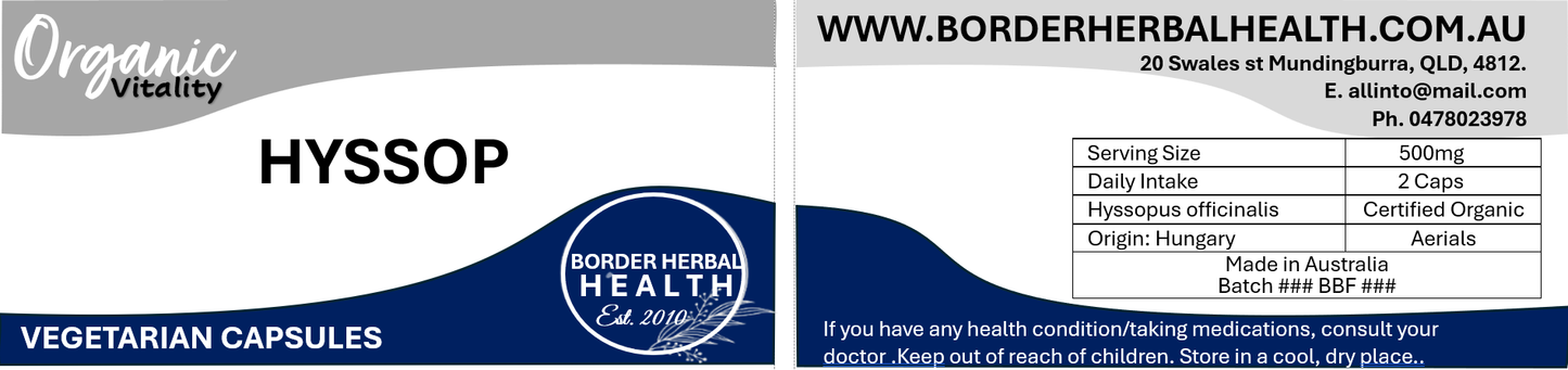 Hyssop Bottle