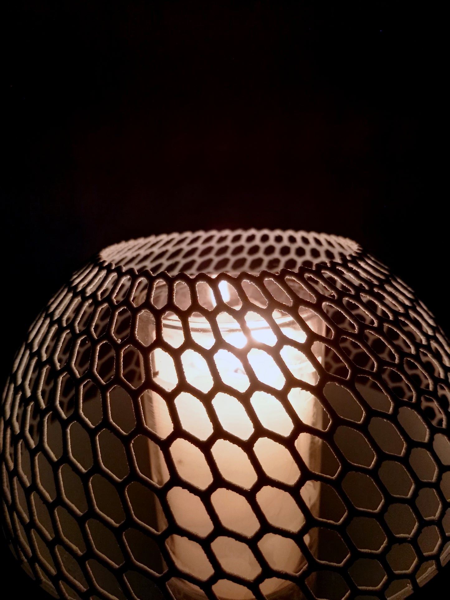 cellular Candle Holder