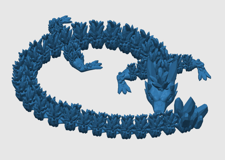 Articulated Crystal Dragon